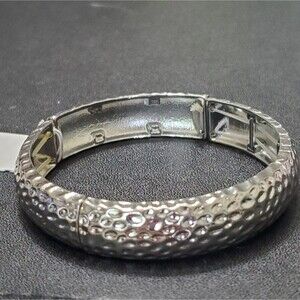Dress Barn silver colored bracelet 7"